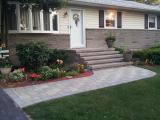 front walkway, steps and landing