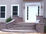 hardscape front landing and steps